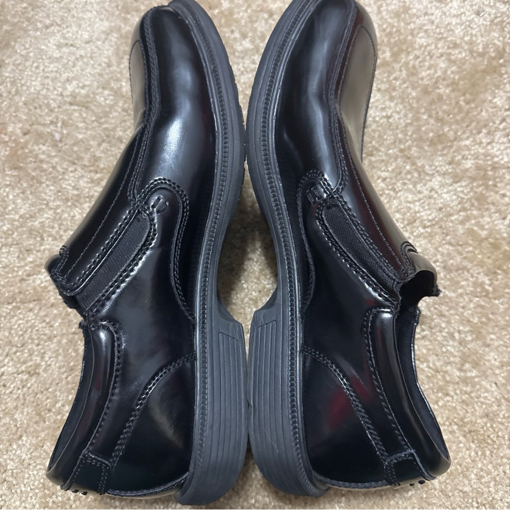 Nunn Bush Men Pro Bicycle Toe Slip-on with Kore Black 10.5 Dress Shoes - Picture 2 of 8